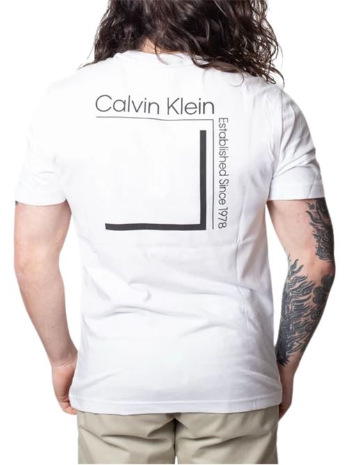 T- shirt con maxi logo sul retro Calvin Klein Calvin Klein | K10K114152YAF